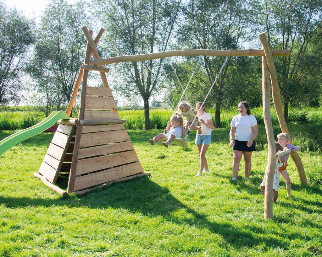 TIPI MET DUBBELE SCHOMMEL