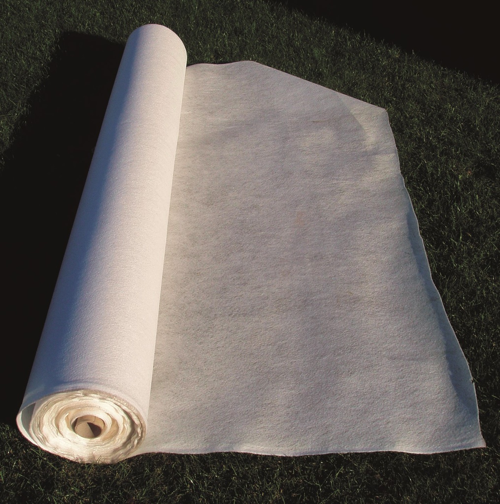  GÉOTEXTILE NON TISSÉ BLANC ROULEAU 2X50M