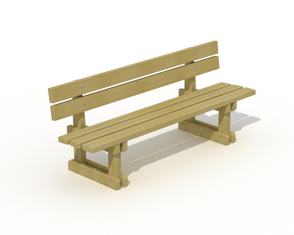 BANC EN PIN 180X55CM