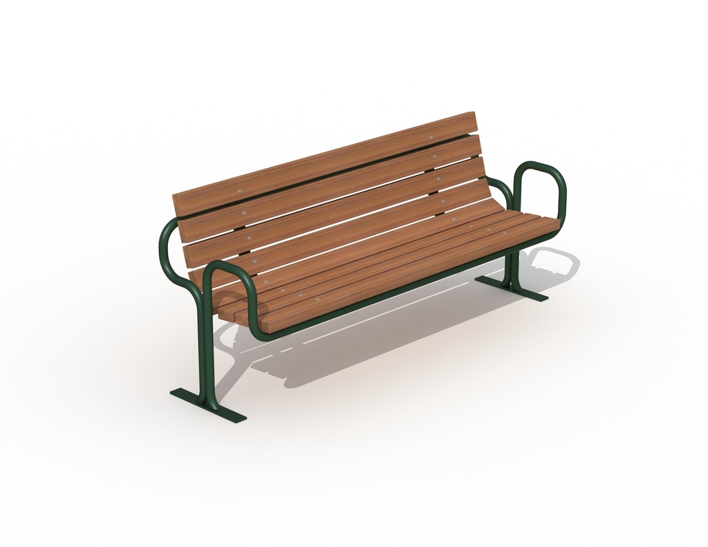 BANC PARIS  BOIS TROPICAL