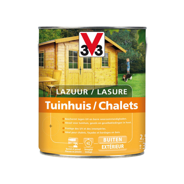 V33 LASURE CHALET TONS BOIS SATIN