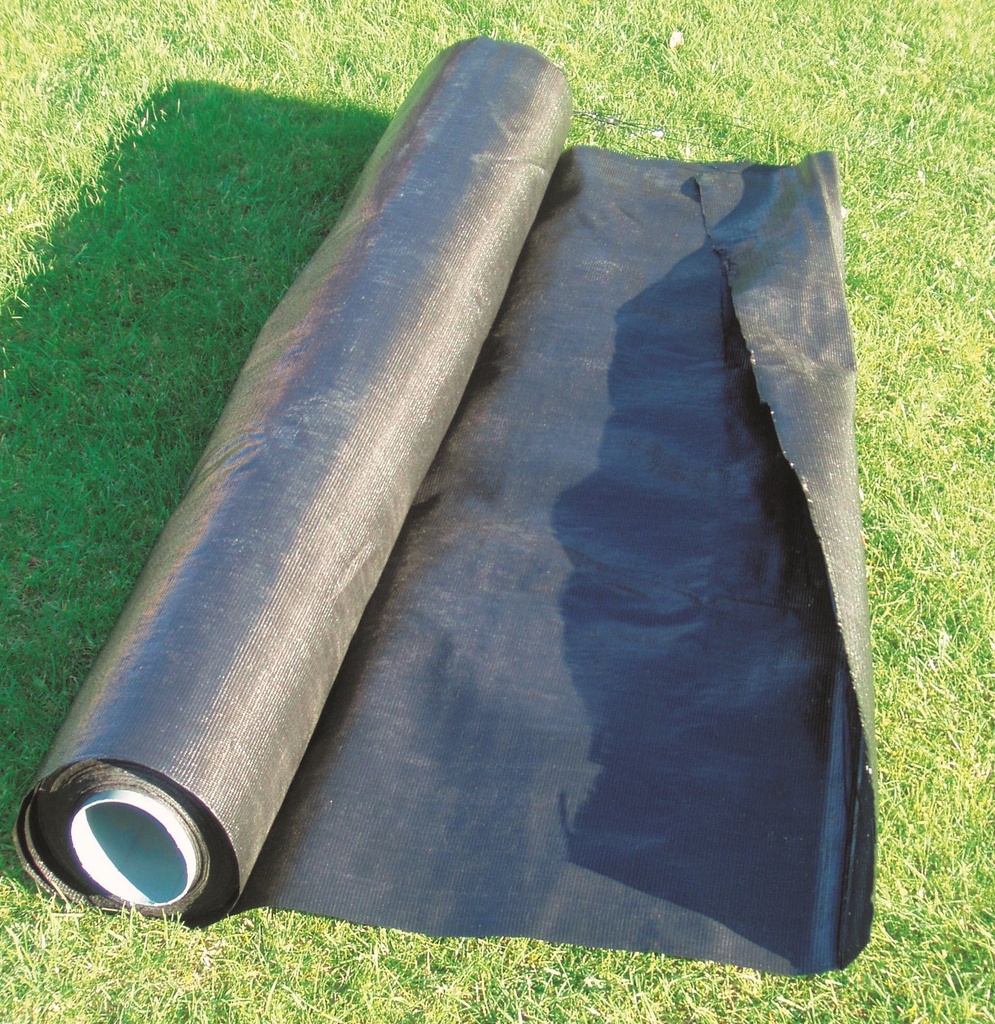 [F1590] GEOTEXTILE TISSE NOIR 150CM - COUPE SUR MESURE